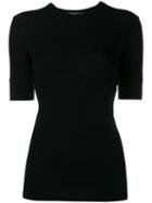 Vince Slim Fit T-shirt, Women's, Size: Small, Black, Wool