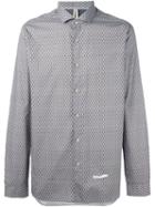 Dnl Printed Cut-away Shirt