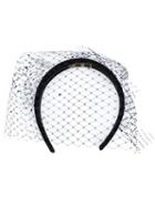 Piers Atkinson Veil Hairband, Women's, Black, Acrylic