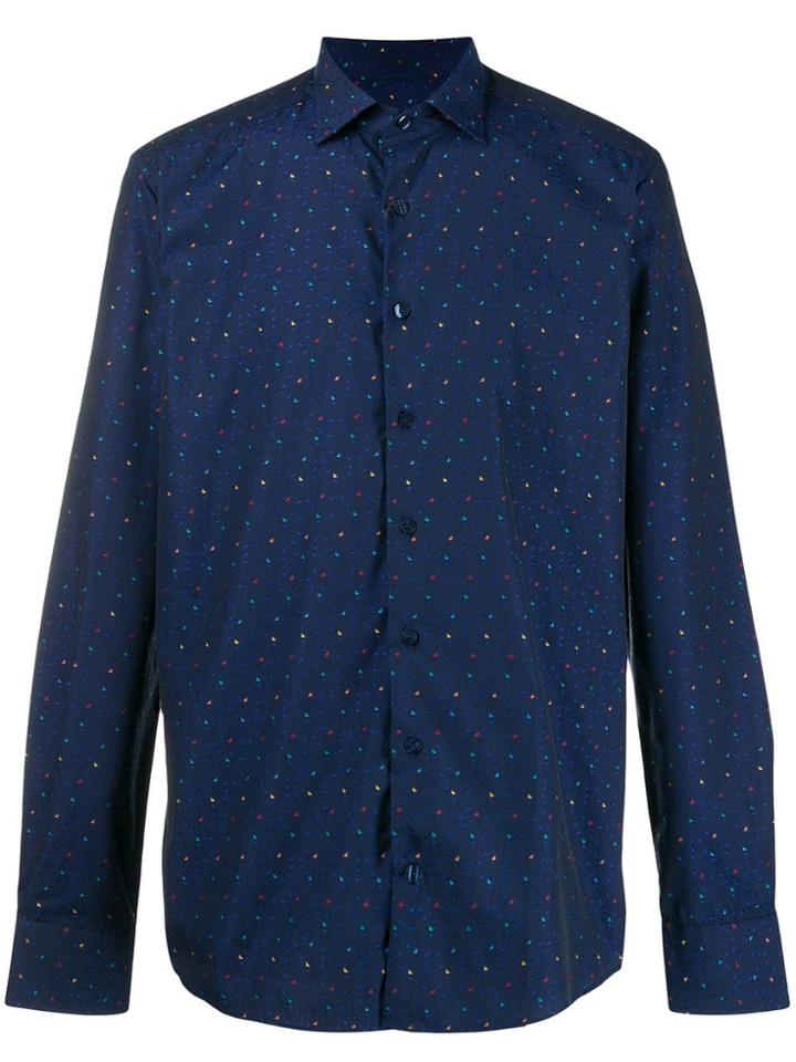 Etro Printed Long Sleeve Shirt - Red