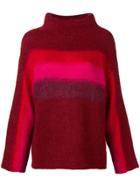 Rag & Bone Striped Jumper - Red