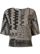 Zero + Maria Cornejo 'vero Blanket' Blouse
