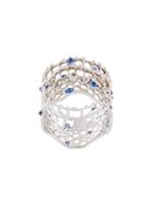 Aurelie Bidermann 'vintage Lace' Sapphire Ring, Women's, Size: 56, Metallic