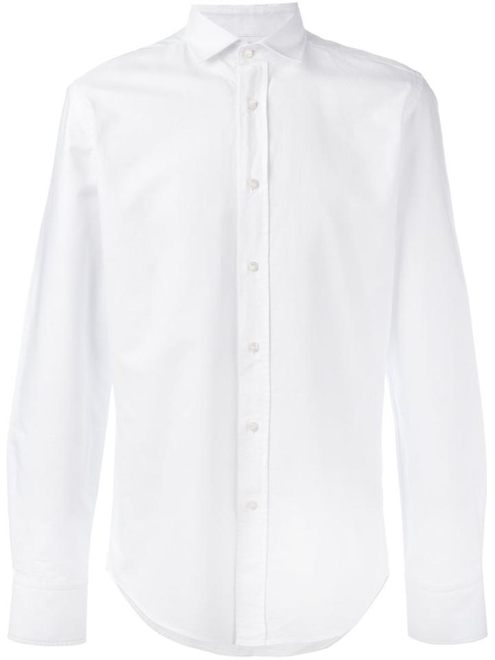 Hydrogen Classic Shirt, Men's, Size: Large, White, Cotton