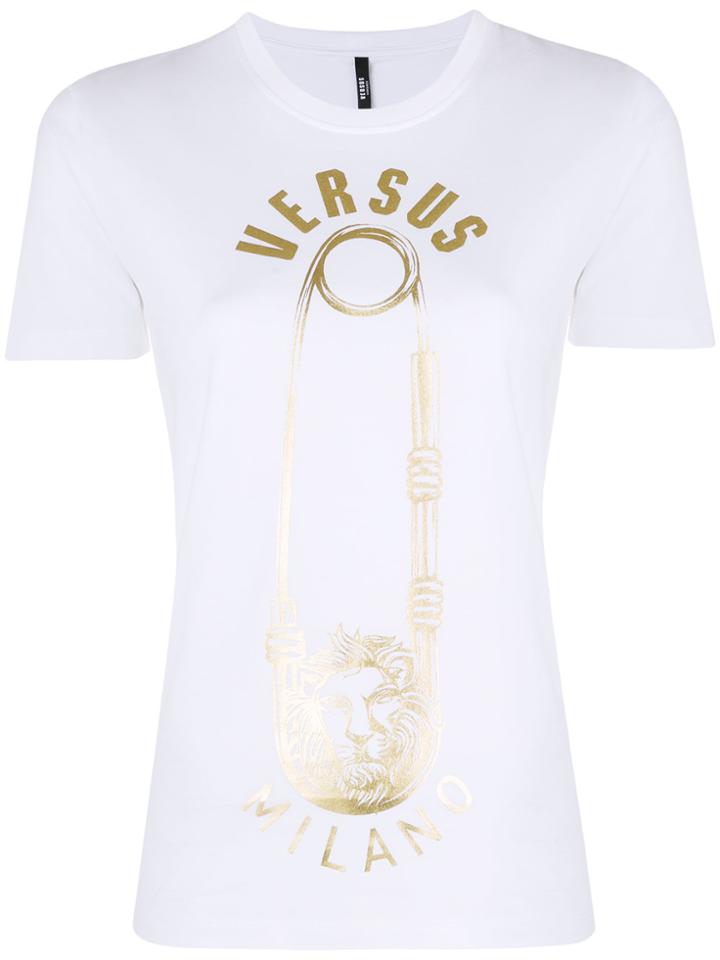 Versus Logo Patch T-shirt - White
