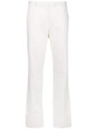 Romeo Gigli Pre-owned Mid Rise Straight Trousers - White