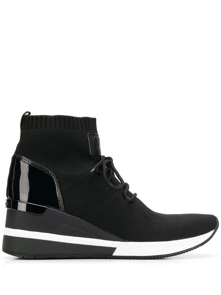 Michael Michael Kors Skyler Hi-top Sneakers - Black