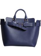 Burberry The Medium Leather Belt Bag - Blue