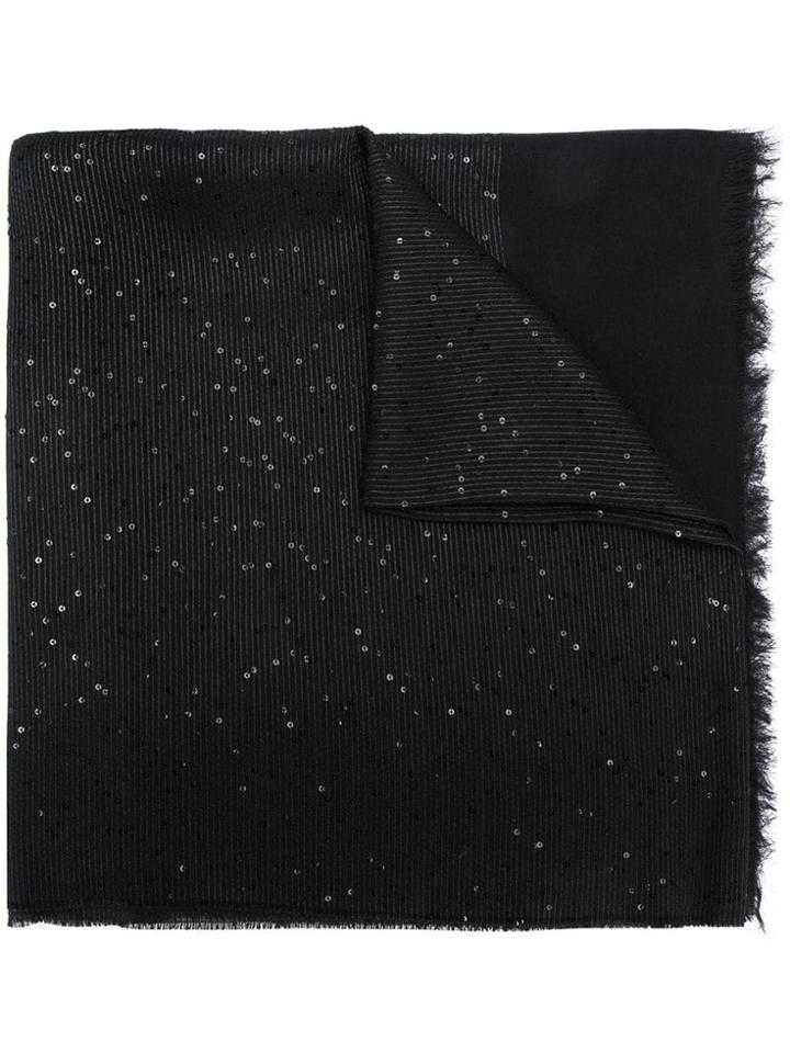 Liu Jo Embellished Scarf - Black