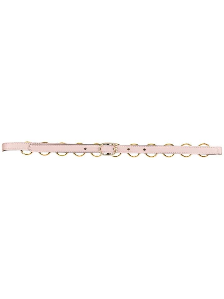 Emilio Pucci Chain Detail Leather Belt - Pink