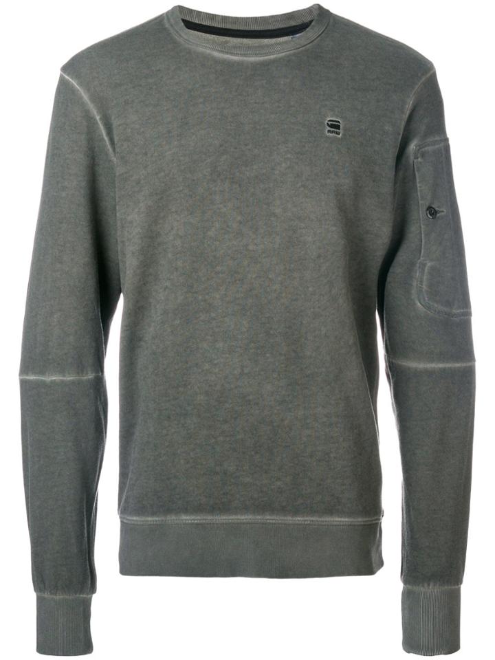G-star Crew Neck Sweatshirt - Grey