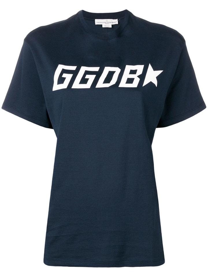 Golden Goose Logo Patch T-shirt - Blue