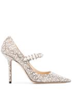 Jimmy Choo Baily 100mm Pumps - Neutrals