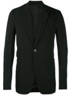Rick Owens Draped Blazer - Black