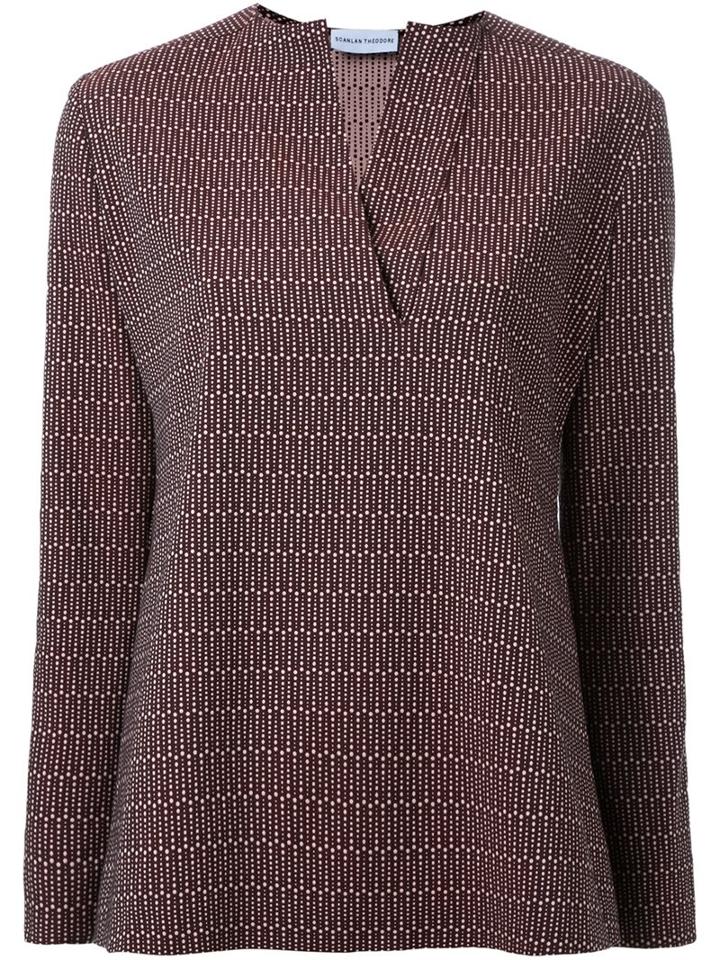 Scanlan Theodore Spot Double Weave Top
