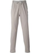 Brunello Cucinelli Drawstring Trousers, Men's, Size: 46, Nude/neutrals, Cotton/spandex/elastane/polyester