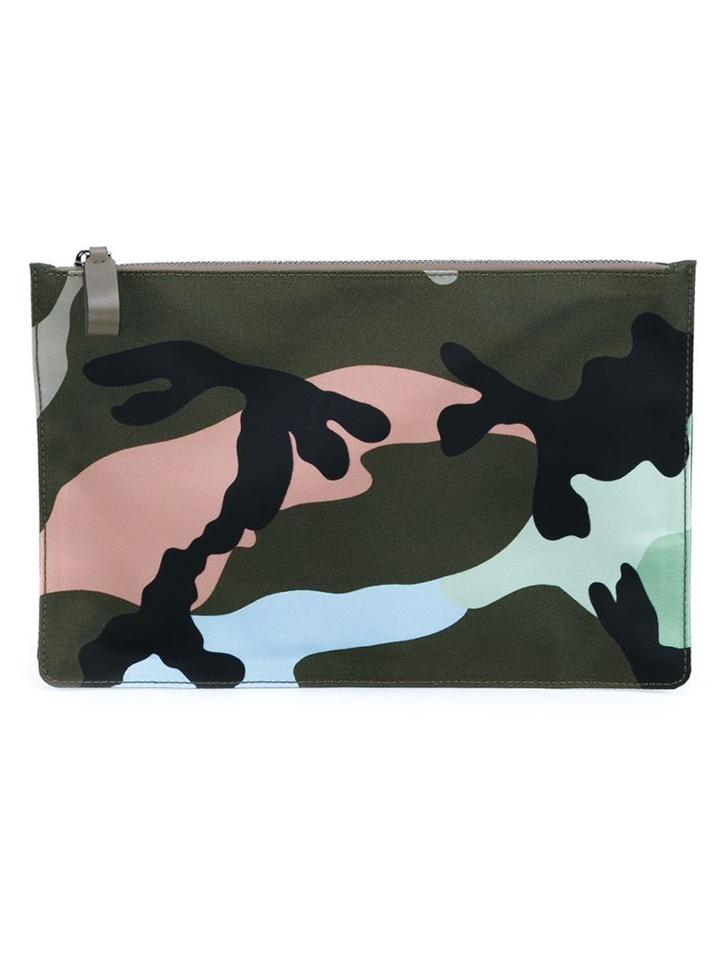 Valentino Garavani Camouflage Large Pouch
