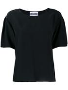 Moschino Puff-sleeve Blouse - Black