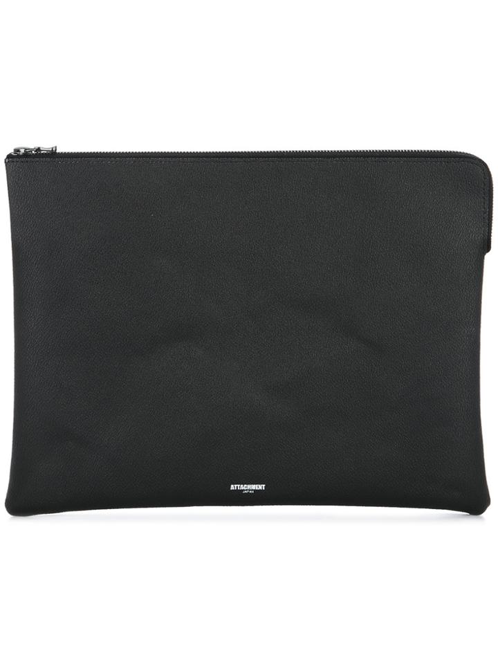 Attachment Zipped Logo Pouch - Black
