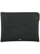 Attachment Zipped Logo Pouch - Black