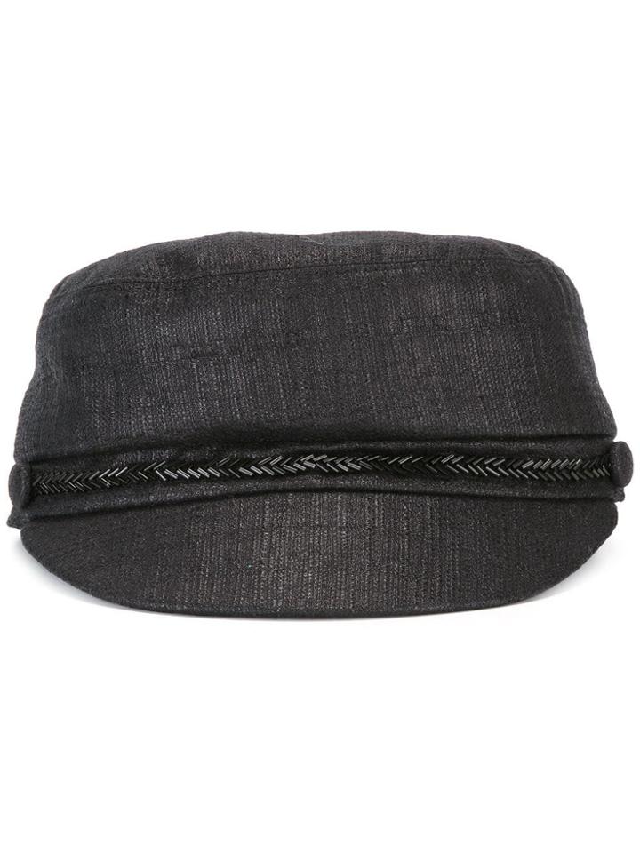 Eugenia Kim Elyse Biker Cap - Black