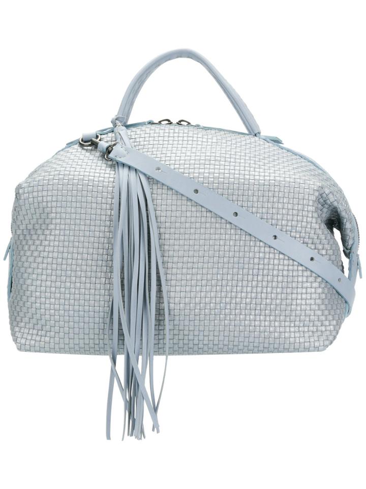 Henry Beguelin Long Tassel Tote - Blue