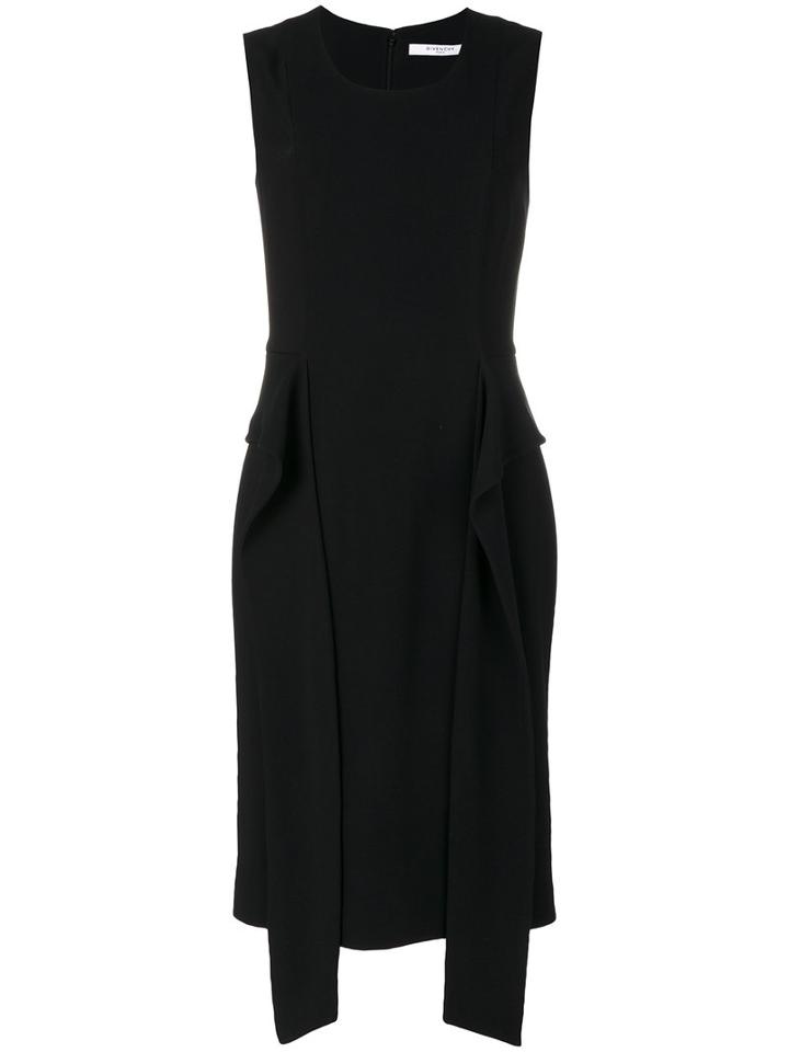 Givenchy - Hanging Panel Shift Dress - Women - Spandex/elastane/viscose - 36, Black, Spandex/elastane/viscose