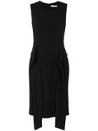 Givenchy - Hanging Panel Shift Dress - Women - Spandex/elastane/viscose - 36, Black, Spandex/elastane/viscose