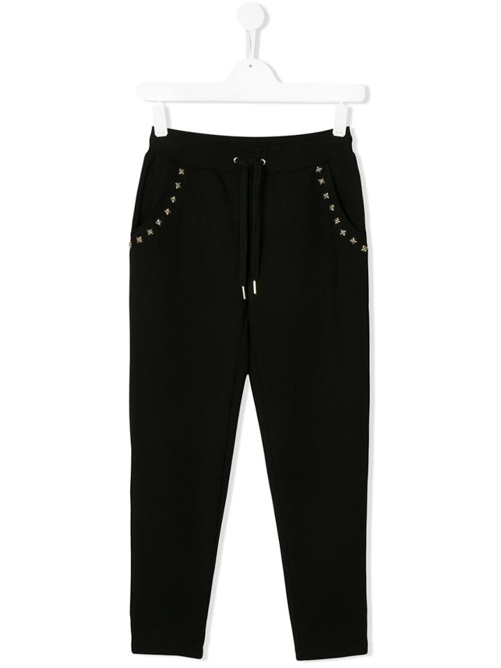 John Richmond Kids Studded Pocket Trousers - Black