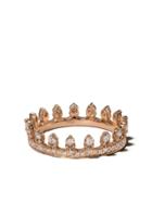 Annoushka 18kt Rose Gold Crown Diamond Ring - 18ct Rose Gold