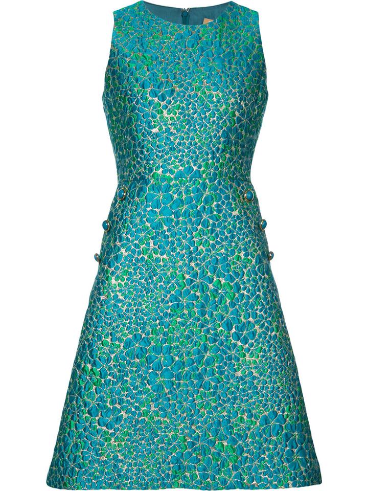 Michael Kors Sleeveless Dress, Women's, Size: 6, Blue, Silk