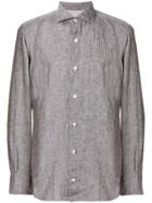 Eleventy Relaxed Shirt - Brown