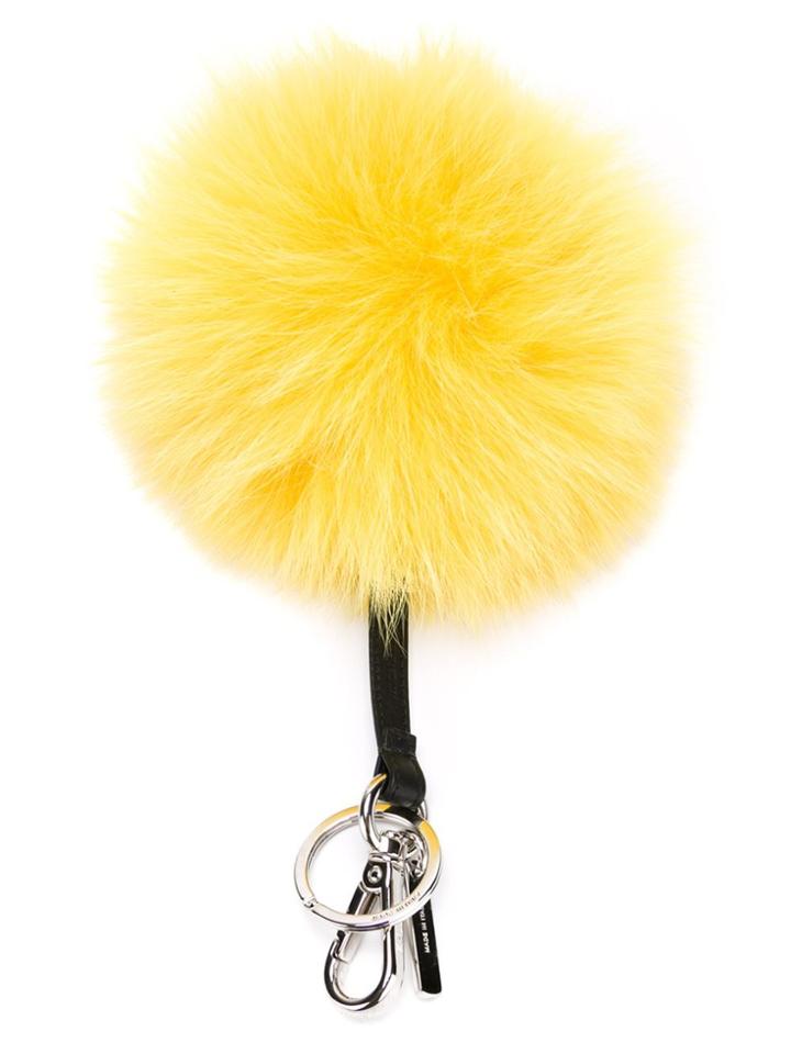 Fendi Pom-pom Bag Charm - Black