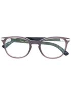 Bulgari Oval Frame Glasses - Grey