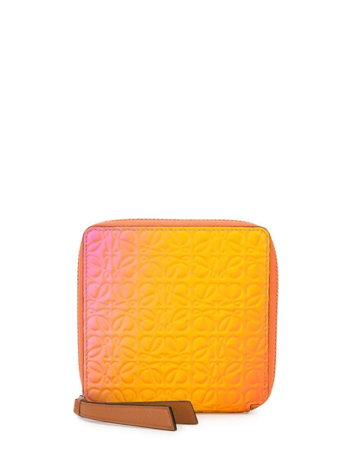 Loewe Two Tone Wallet - Orange