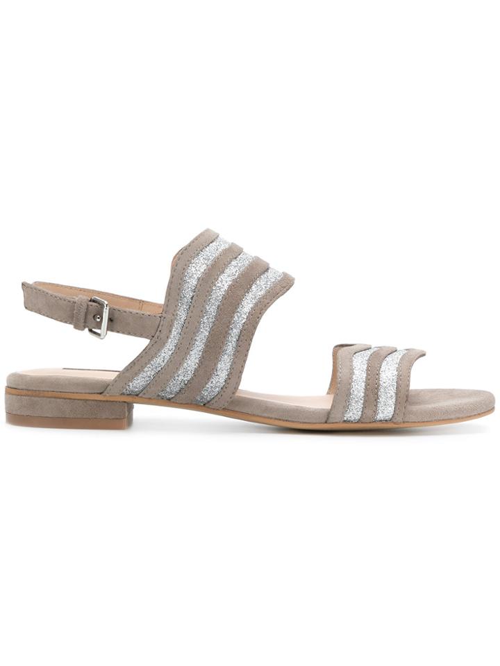 Steffen Schraut Wave Stripe Sandals - Grey