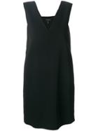 Rag & Bone V Neck Short Dress - Black