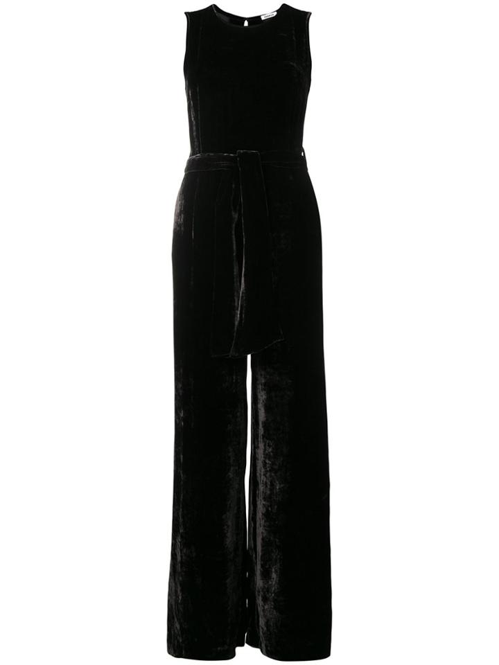 P.a.r.o.s.h. Rocking Velvet Jumpsuit - Black