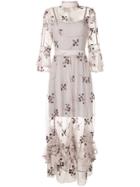 We Are Kindred Maryjane Embroidered Dress - Grey