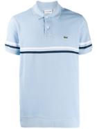 Lacoste Stripe Detail Polo Shirt - Blue