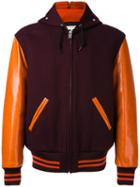 Maison Margiela - Replica Felt Sports Jacket - Men - Cotton/calf Leather/wool - 48, Red, Cotton/calf Leather/wool