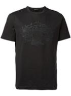 Versace - Medusa Embroidered T-shirt - Men - Cotton - M, Black, Cotton