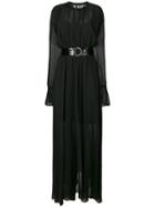 Federica Tosi Sheer Maxi Dress - Black