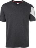Moncler Gamme Bleu Logo Patch T-shirt, Men's, Size: Large, Grey, Cotton