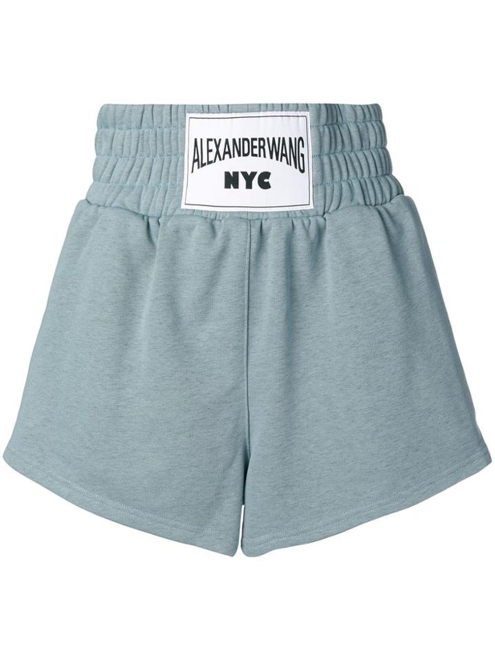 Alexander Wang Loose-fit Shorts - Blue