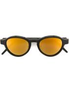 Retrosuperfuture 'versilia Black 24k' 141 Mm Sunglasses
