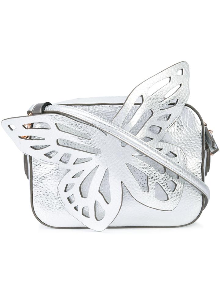 Sophia Webster Butterfly Applique Crossbody Bag - Metallic