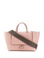 Anya Hindmarch Vere Tote Lustre Mini Grain - Pink