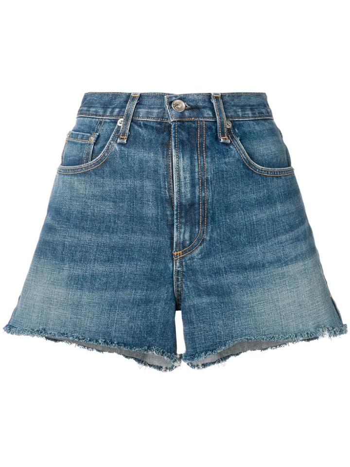 Rag & Bone Justine Shorts - Blue