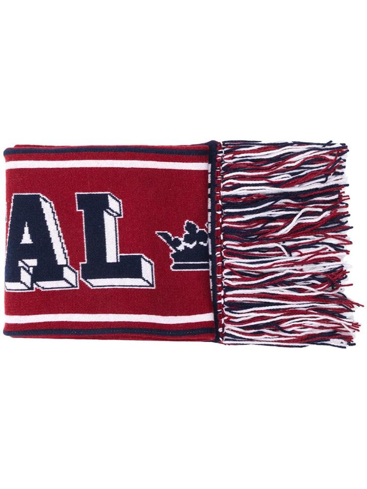 Dolce & Gabbana Gabbana Football Scarf - Red